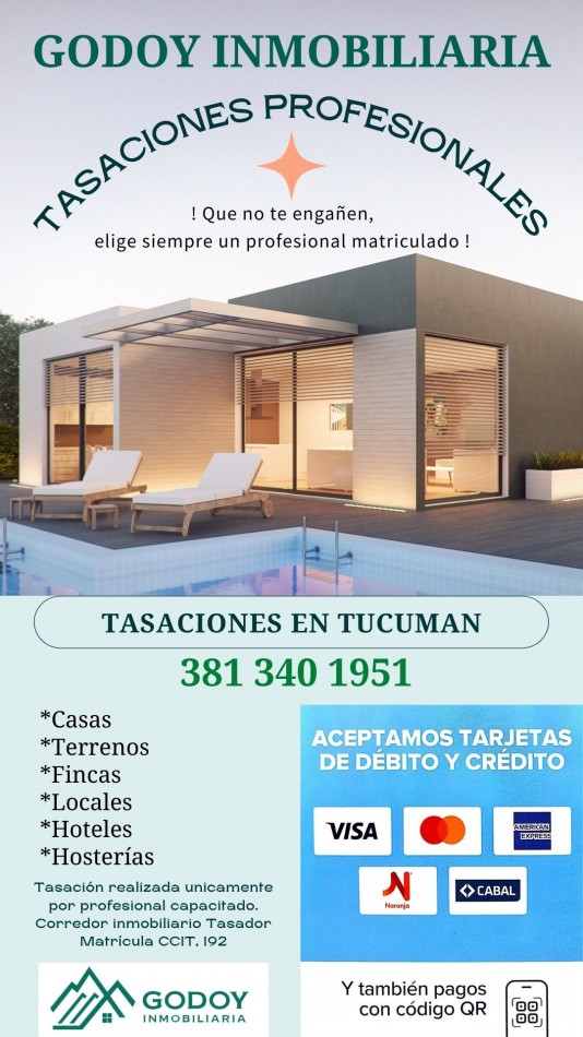 TASACION INMOBILIARIA -- VIVIENDAS