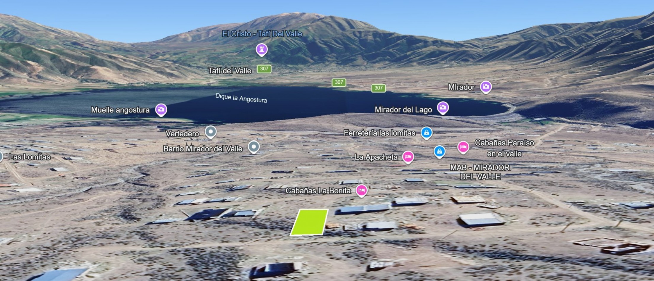 VENTA LOTE MIRADOR DEL VALLE 600M2 VISTA AL LAGO EL MOLLAR BARRIO CERRADO
