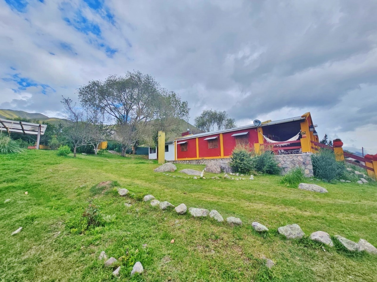 CASA Y CABAÑAS EN VENTA TAFI DEL VALLE COSTA 1 VISTA PANORAMICA AL DIQUE